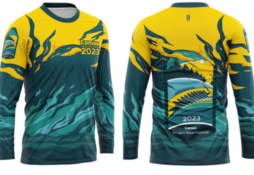 2023 Comox Dragonboat Festival Jersey Design